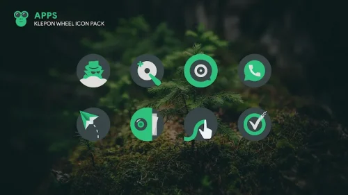 Klepon Wheel: Dark Icon Pack-screenshot-1