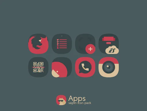 Sagon: Dark Icon Pack Ekran Görüntüleri
