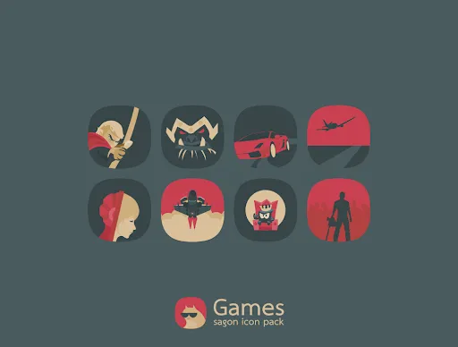 Sagon: Dark Icon Pack Ekran Görüntüleri