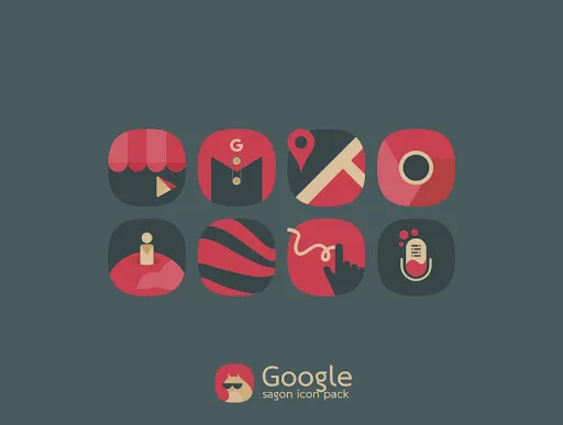 Sagon: Dark Icon Pack Ekran Görüntüleri
