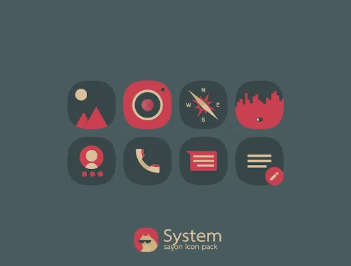 Sagon: Dark Icon Pack Ekran Görüntüleri