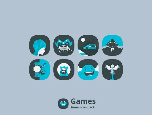 Timus: Rounded Dark Icon Pack Screenshots