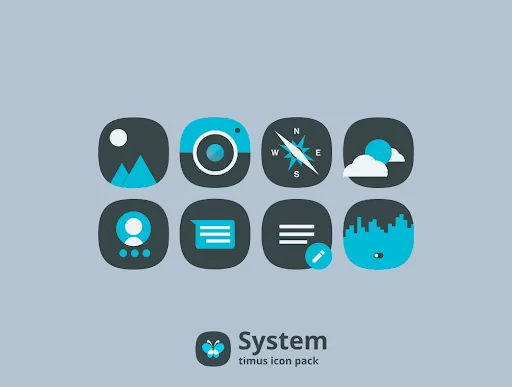 Timus: Rounded Dark Icon Pack Screenshots