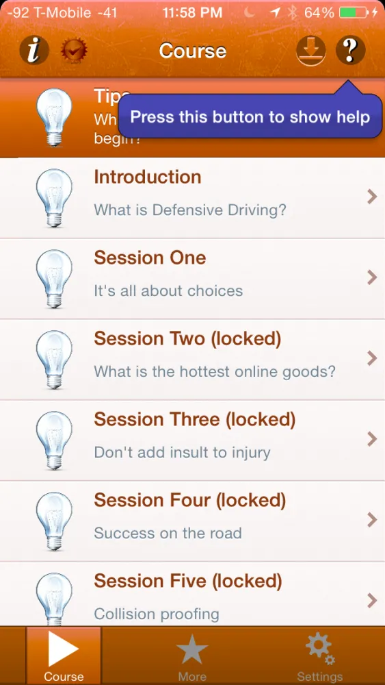 ภาพหน้าจอของ Defensive Driving 101