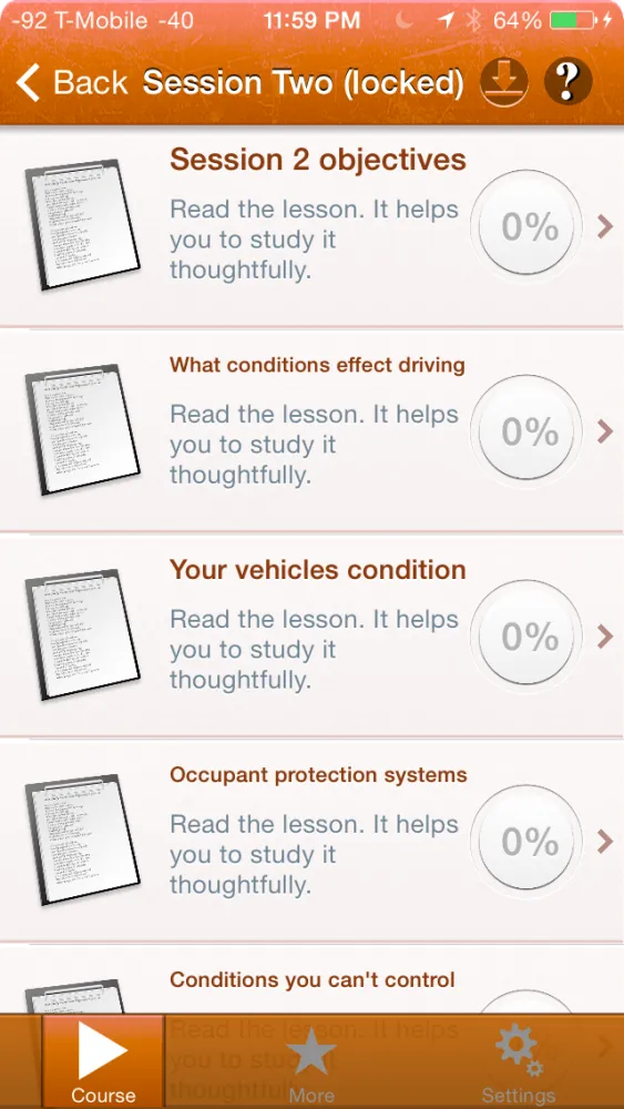 ภาพหน้าจอของ Defensive Driving 101