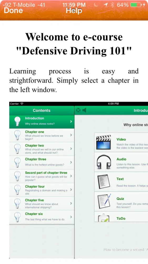 ภาพหน้าจอของ Defensive Driving 101