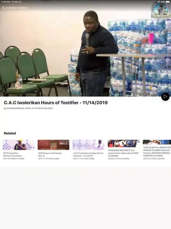 Скриншоты Iwolerikan Ministries iPad 