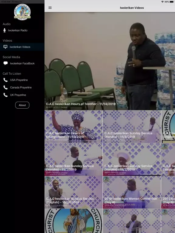 Скриншоты Iwolerikan Ministries iPad 