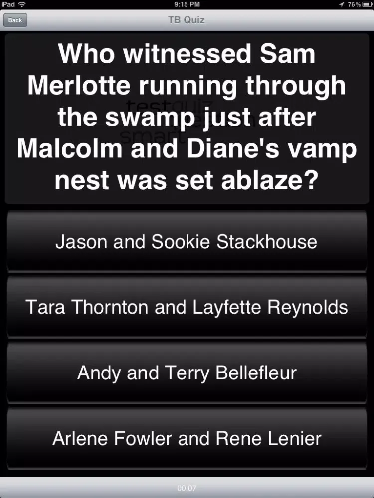 Capturas de pantalla de Ultimate Fan 101: True Blood Edition iPad 
