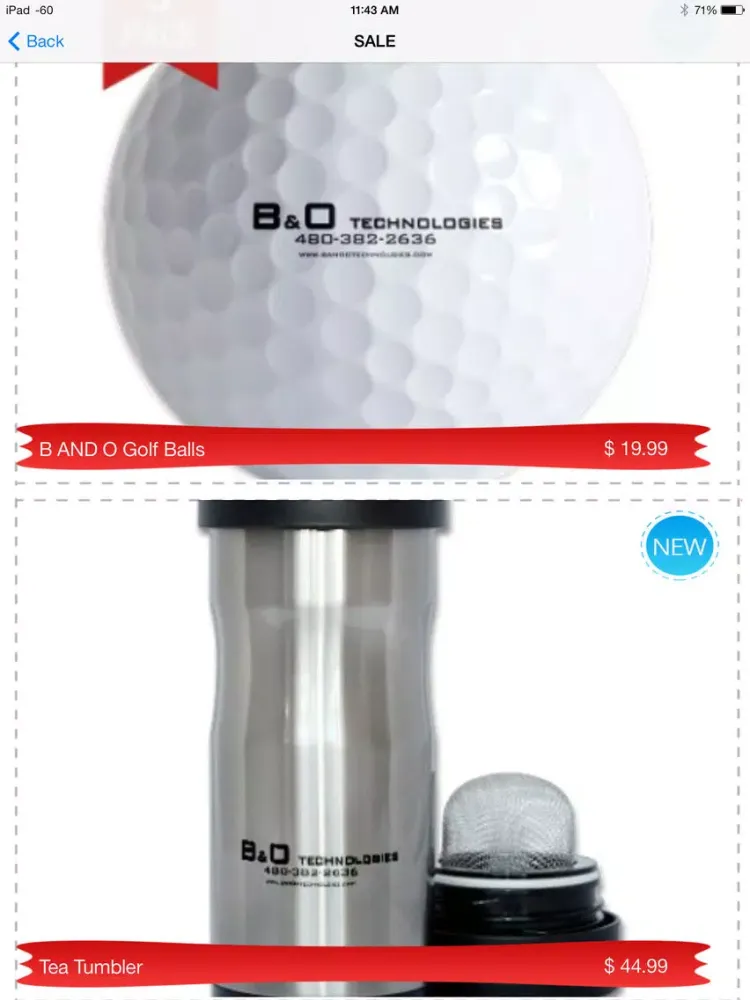Daily Deals By B and O iPad  Ekran Görüntüleri