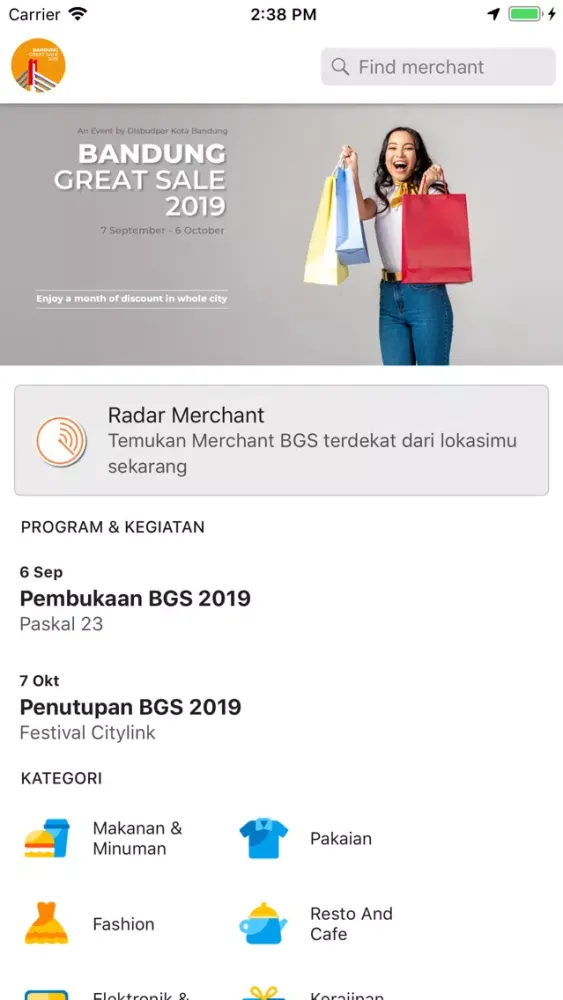 Tangkapan skrin BGS 2020