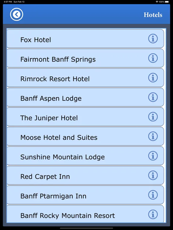 Banff - National Park iPad  سکرین شاٹس
