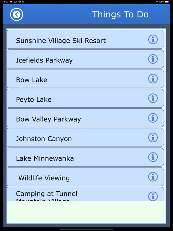 Banff - National Park iPad  سکرین شاٹس