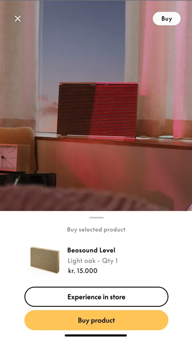 B&O AR Experience Ekran Görüntüleri
