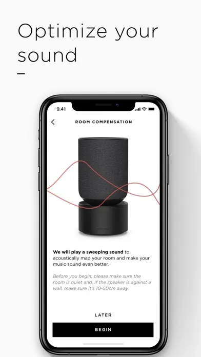 Capturas de pantalla de Bang & Olufsen