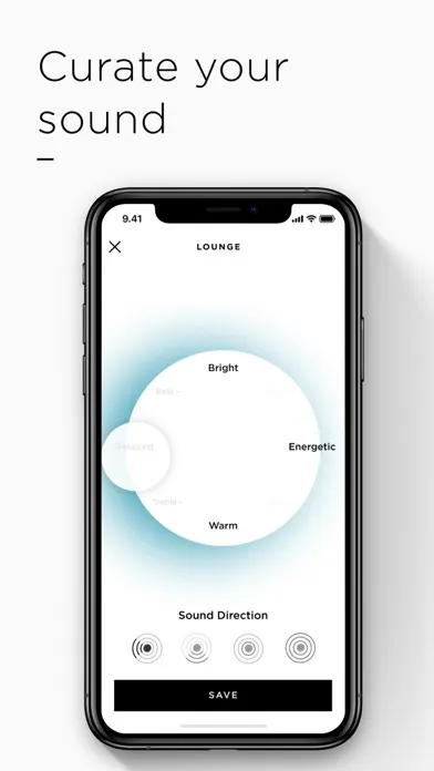 Capturas de pantalla de Bang & Olufsen