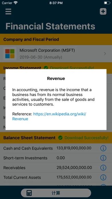 Financial Ratios Go: Analysis Screenshots