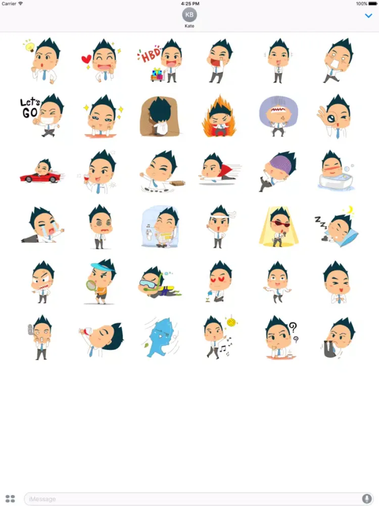 Mr.Tina Sticker iPad  Ekran Görüntüleri
