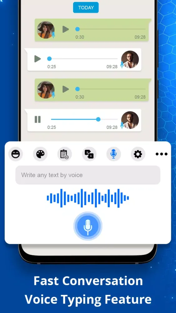 Capturas de pantalla de Bangla keyboard - Voice Typing
