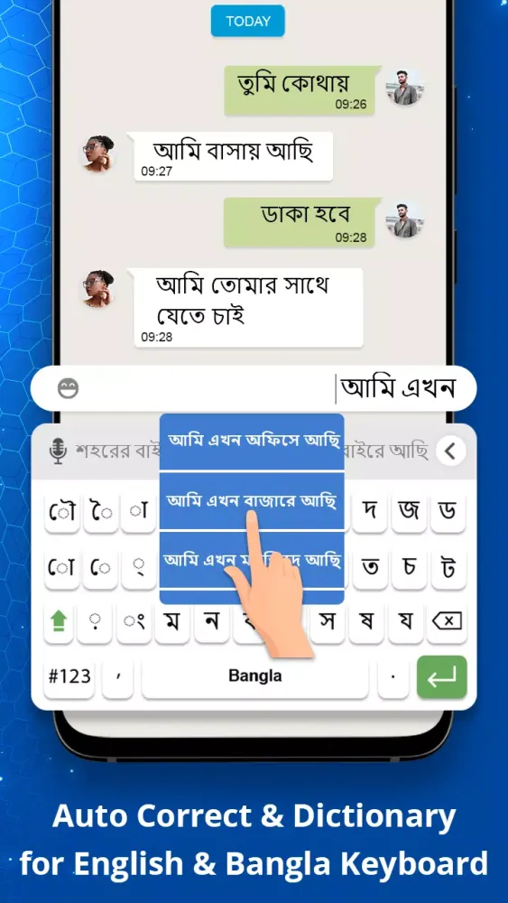 Capturas de pantalla de Bangla keyboard - Voice Typing