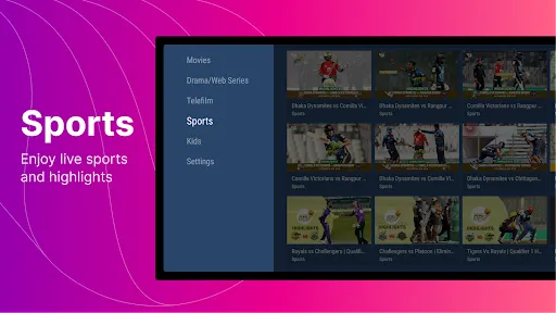 Toffee for Android TV Screenshots