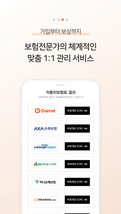 차플 - 가장 저렴한 다이렉트 자동차보험 비교应用截图