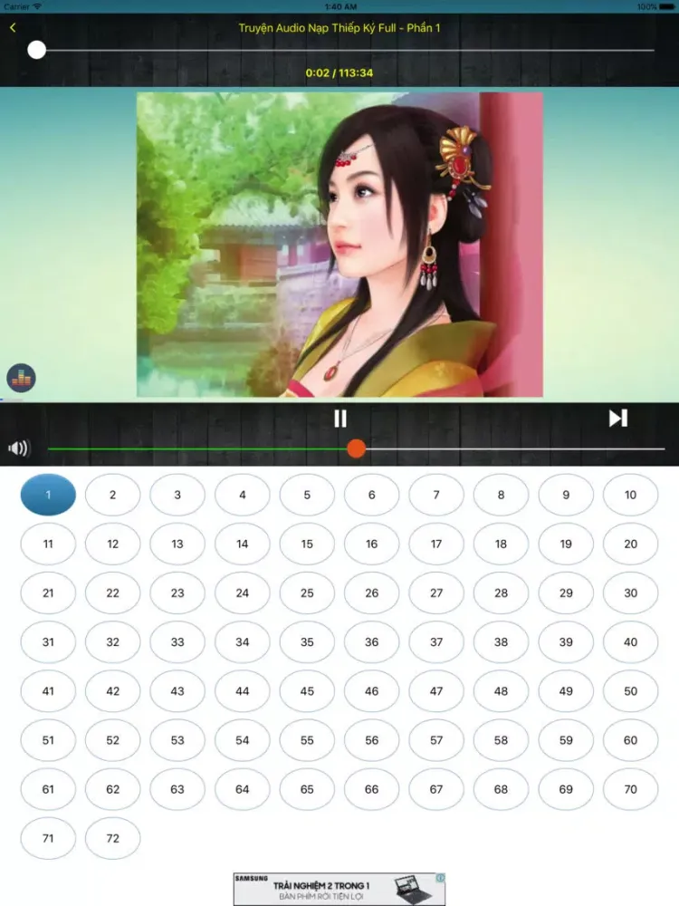 Capturas de tela do Audio Truyện - Nghe & cảm nhận iPad 