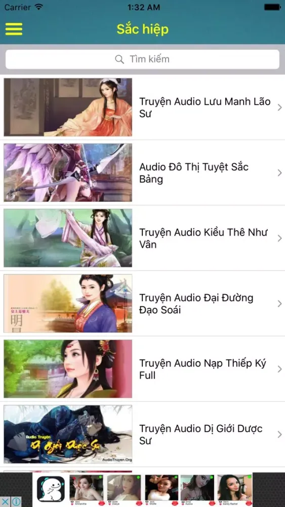 Capturas de tela do Audio Truyện - Nghe & cảm nhận