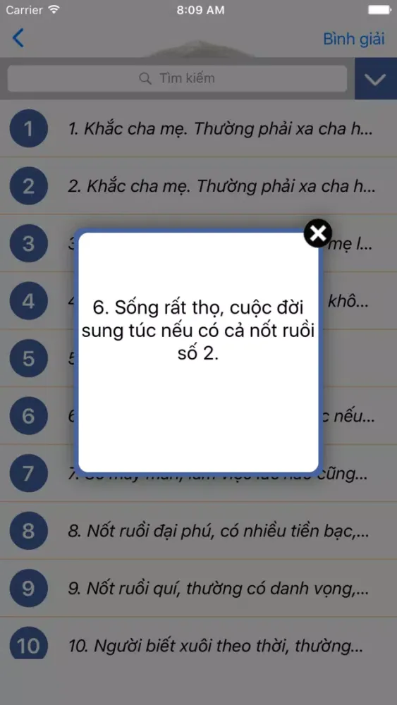 Captures d'écran de Coi Nốt Ruồi