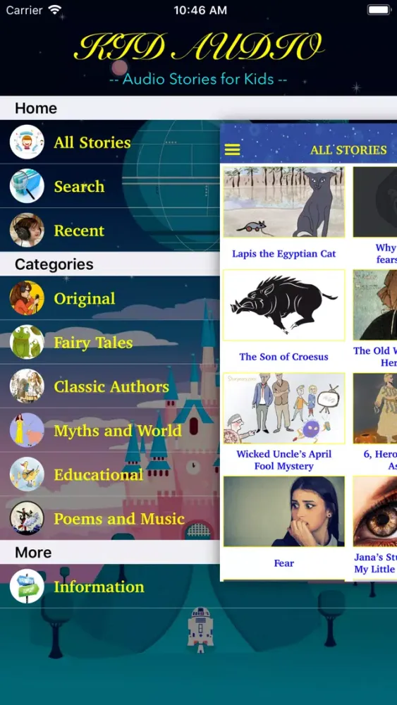 Capturas de pantalla de Kid Audio Stories