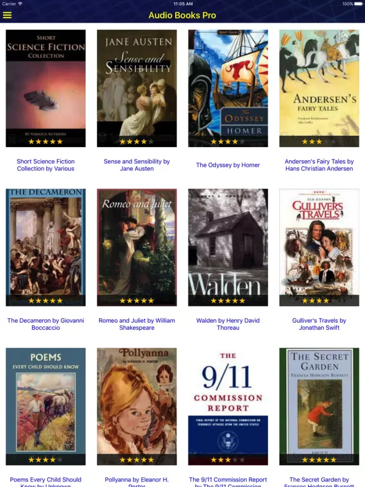 Audio Books - Books of Royal PRO iPad  스크린샷