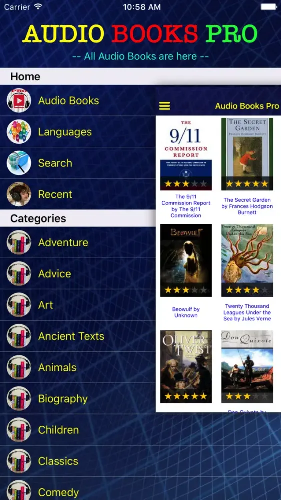 Audio Books - Books of Royal PRO 스크린샷