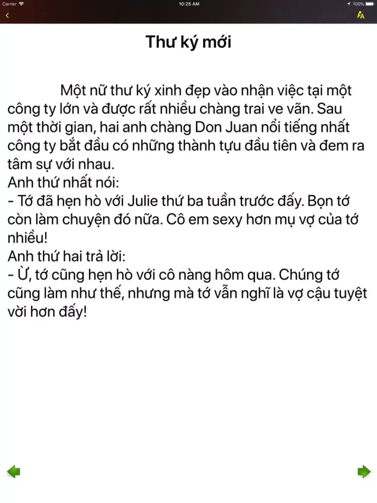 Cười Vui - Tiếu lâm truyện iPad  স্ক্রিনশট