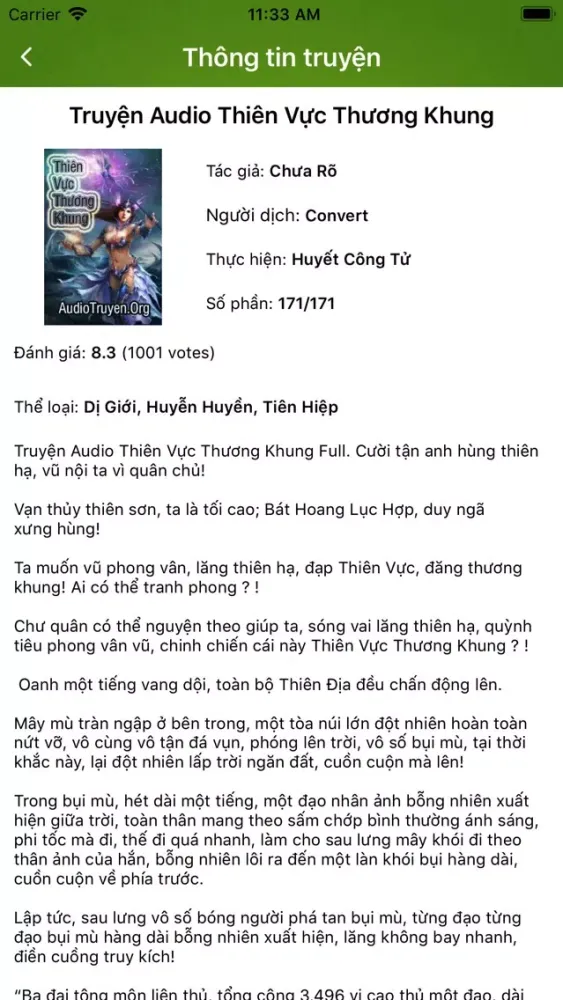 Nghe Truyện - Truyện Audio 스크린샷