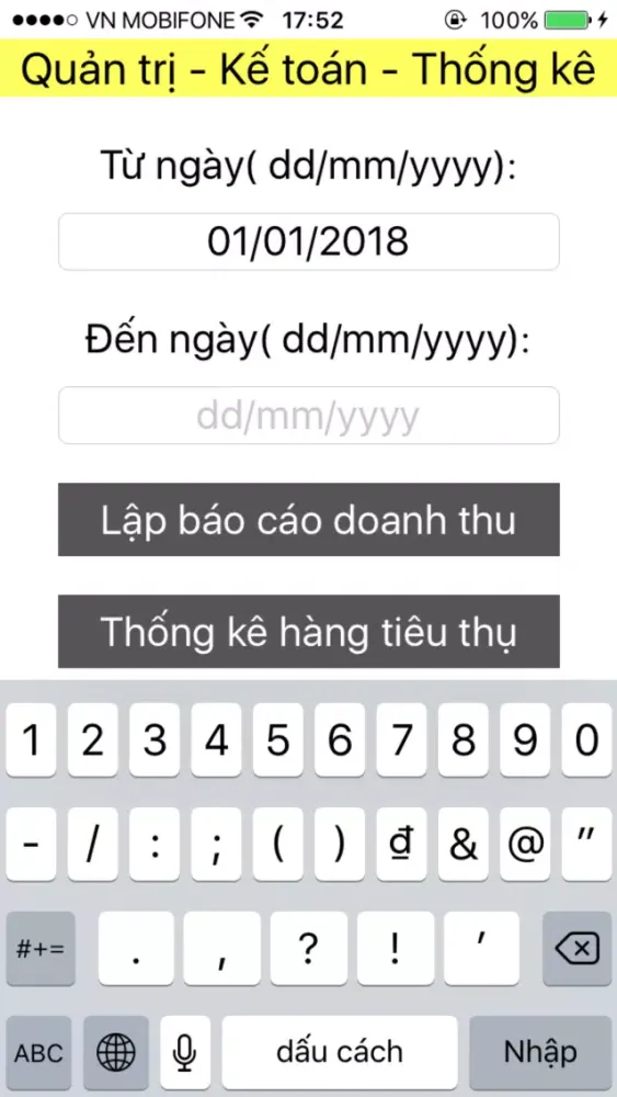 صور Kế toán quán-chỉ cài cho iPad