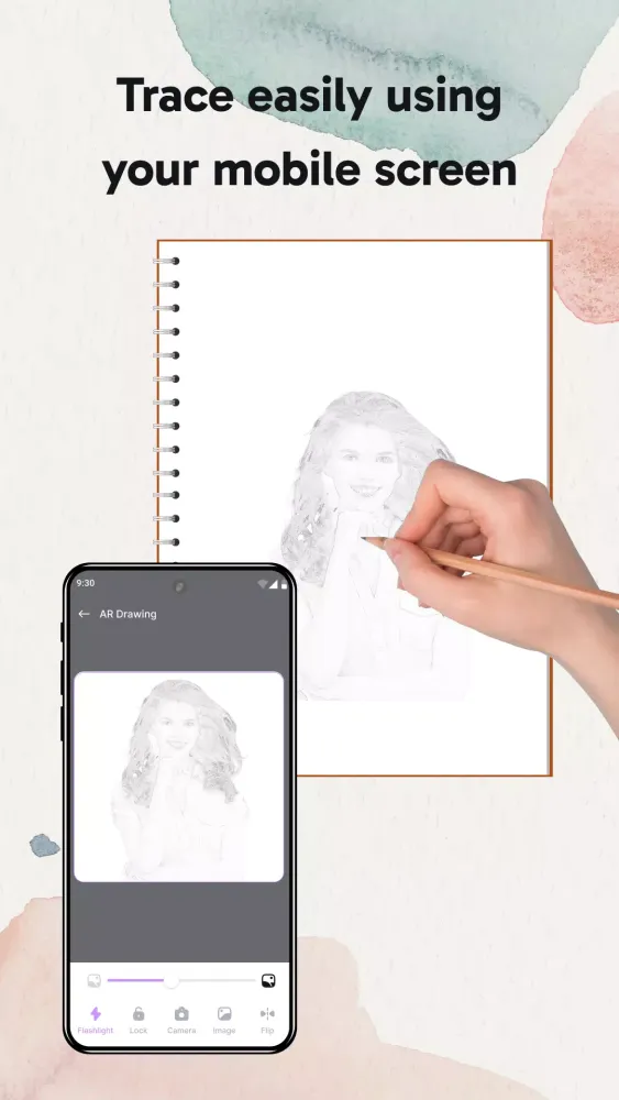 Captures d'écran de AR Drawing: Trace & Sketch