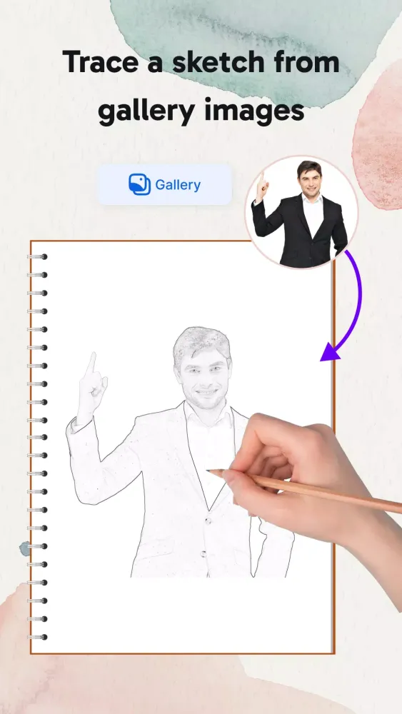 Captures d'écran de AR Drawing: Trace & Sketch