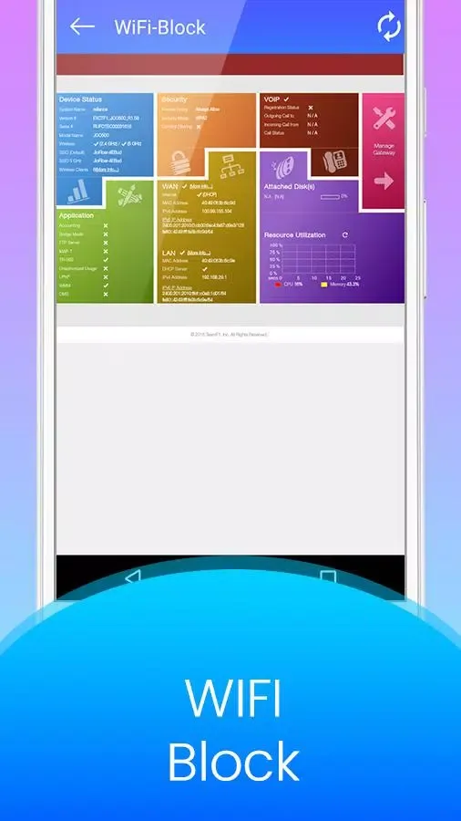 Capturas de pantalla de Block WiFi