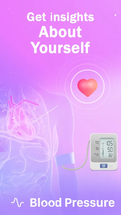 ภาพหน้าจอของ Blood Pressure Tracker BX