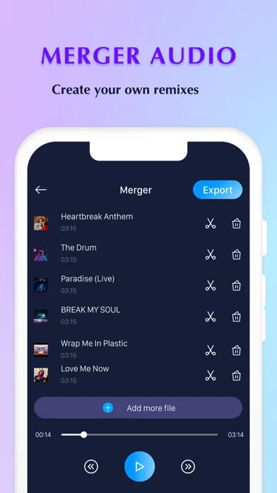 Mp3 Cutter - Audio Converter स्क्रीनशॉट