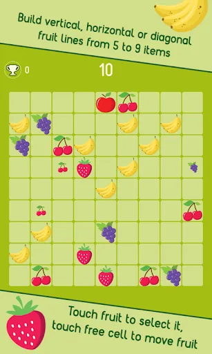 Fruit Lines سکرین شاٹس