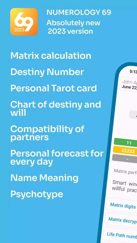 Numerology Ekran Görüntüleri