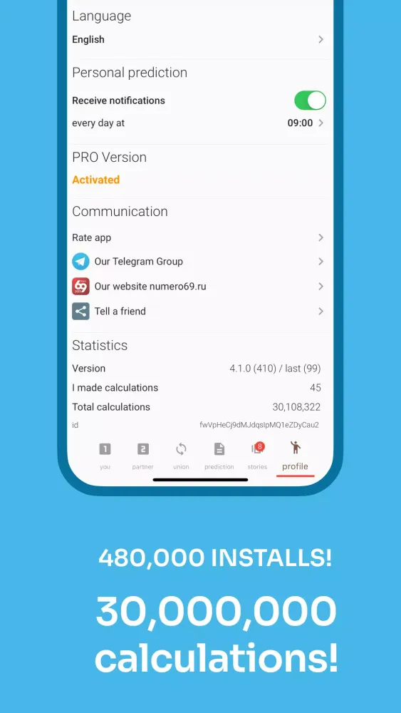 Numerology Ekran Görüntüleri