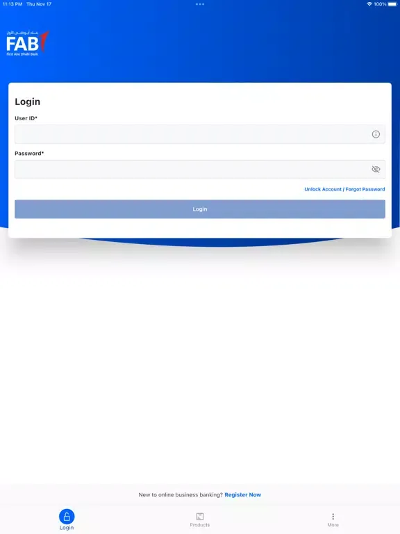 Tangkapan skrin FAB SME iPad 