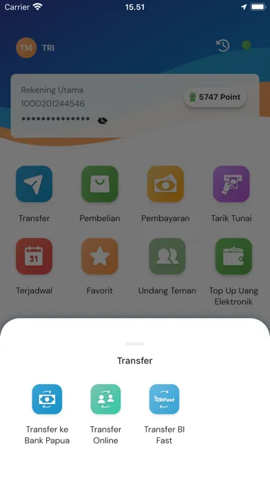 ภาพหน้าจอของ Papua Mobile