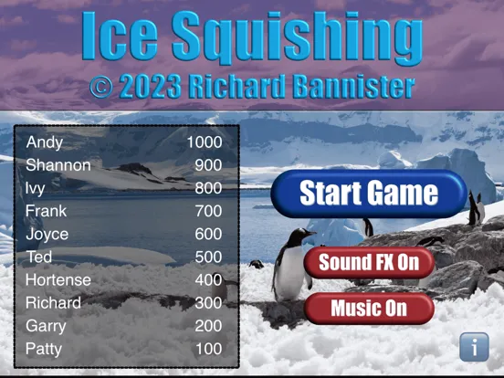 Ảnh chụp màn hình của Ice Squishing iPad 