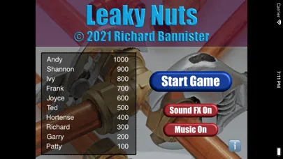 Capturas de pantalla de Leaky Nuts