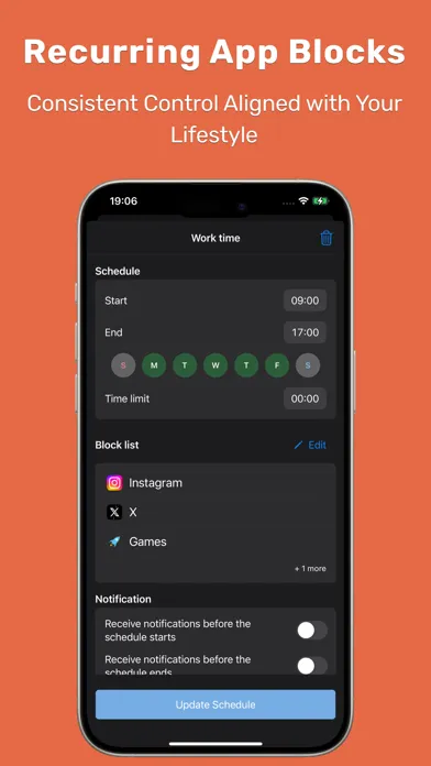 Focus - Control Screen Time स्क्रीनशॉट