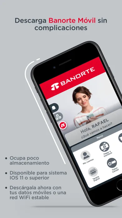 Zrzuty ekranu Banorte Movil