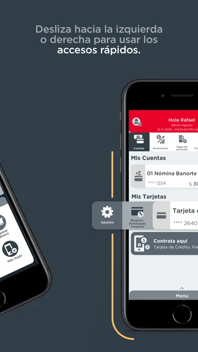 Zrzuty ekranu Banorte Movil